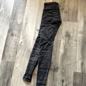 Lululemon Striped Gray Leggings